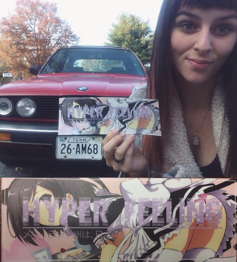 Instagram stickers people would send because they liked my car